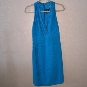 Adrianna Papell Slim Fit Blue Dress Size 8